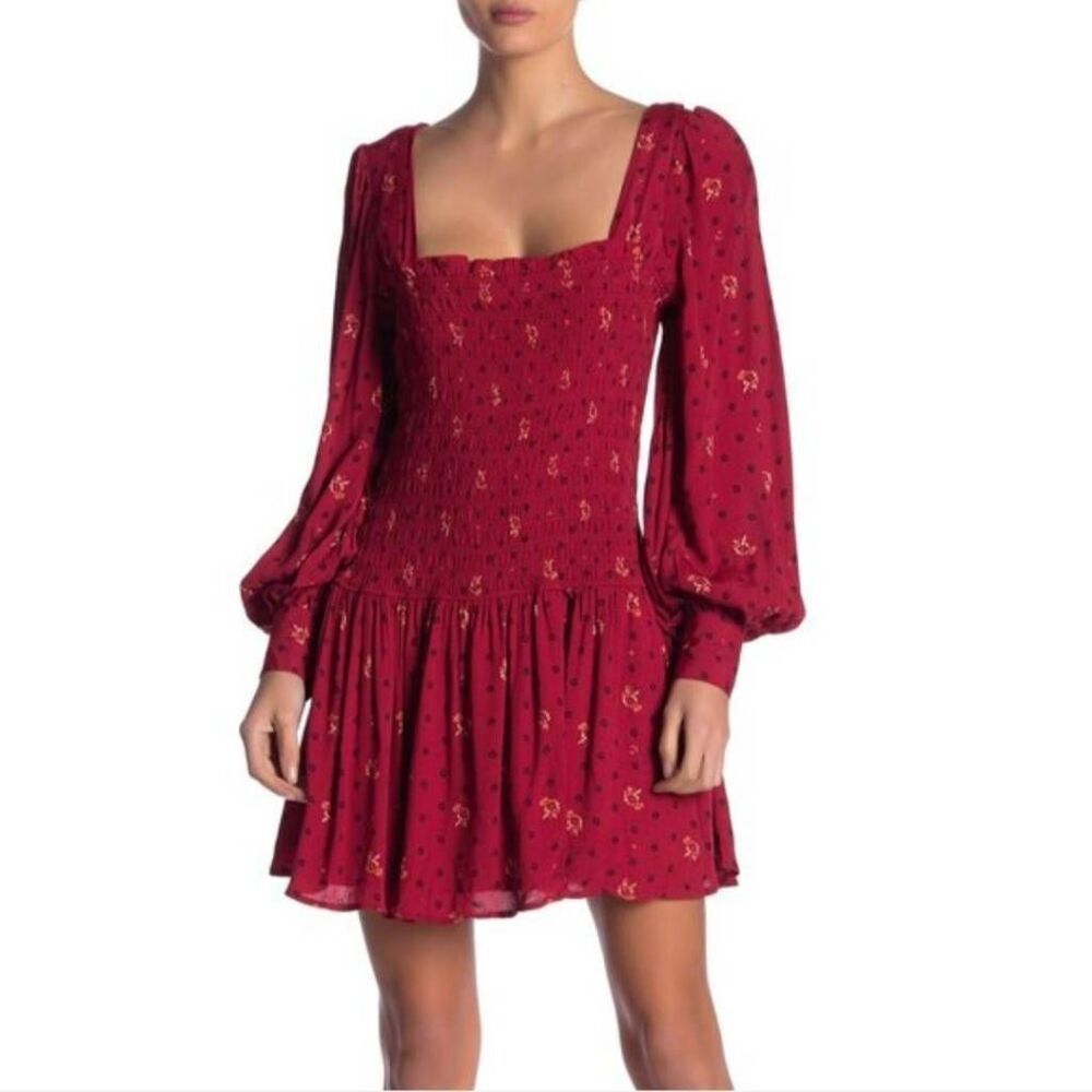 Free People Two Faces Mini Dress